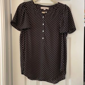 Beautiful woven LOFT blouse